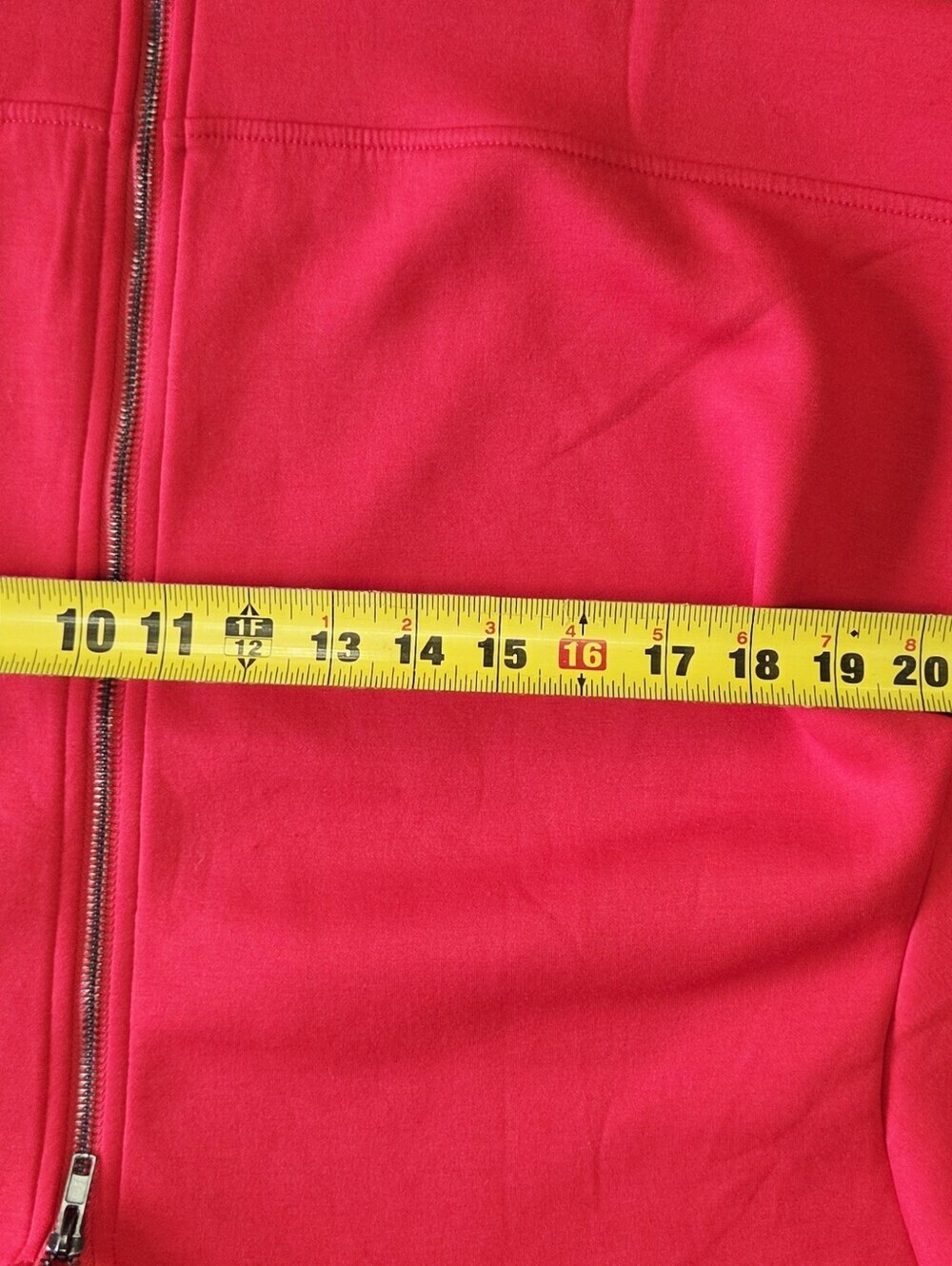 A new day red cropped hoodie XL - Picture 8 of 9